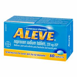 Aleve 220mg Caplets - 50s