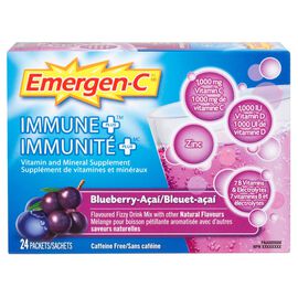 Emergen-C Immune Plus Blueberry Acai - 24s