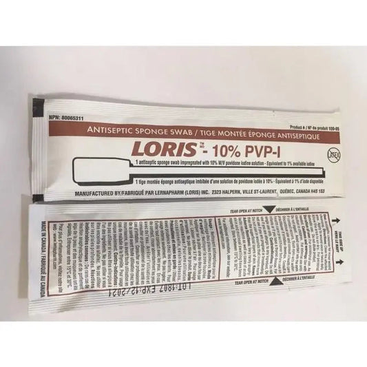 Cs/500 Loris 10% Povidone-Iodine Antiseptic Swabstick
