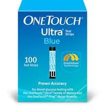 Bx/100 One Touch Ultra Blood Glucose Test Strip