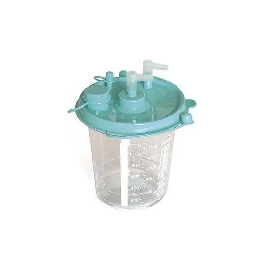 Cs/12 Suction Canister 1200Ml W/ Filter & Tubing Disposable