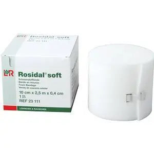 Rosidal Soft Foam Padding Bandage 4" X 1/6" X 2.2yd Washable L/F - Ea/1