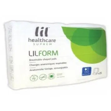 Cs/5Bg (25Ea/Bg) Lille Healthcare Lilform Suprem Regular + Pads, 13In X 24In, Total Iso Absorbency 1570 Ml
