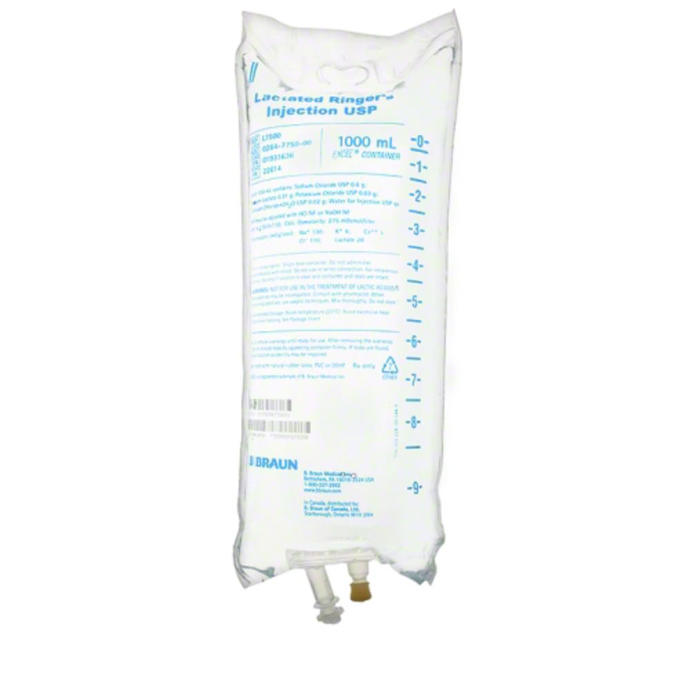 EXCEL® IV Container, Lactated Ringer's Injection USP, 1000mL