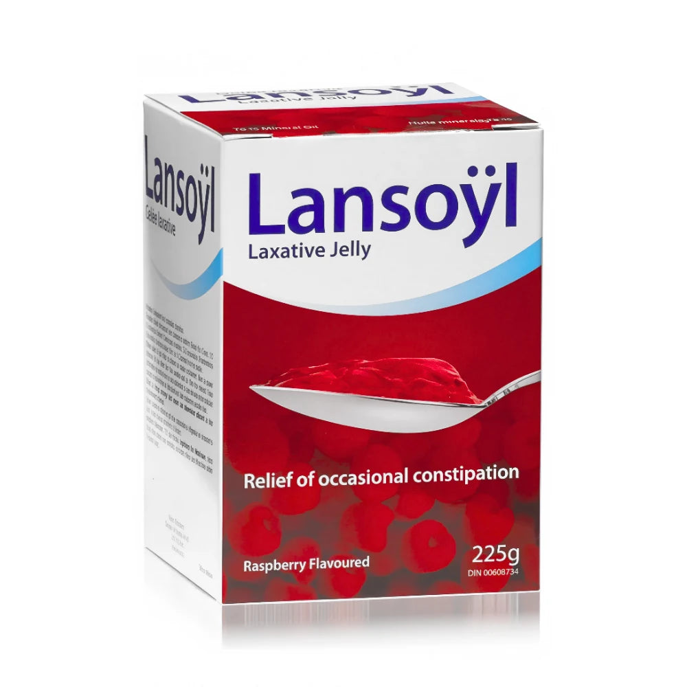 Lansoyl Laxative Jelly Raspberry 225g (Per Each)