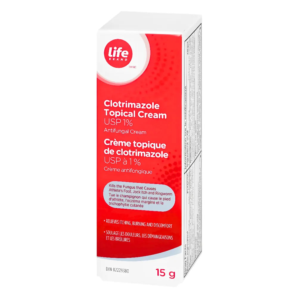 Life Brand Clotrimazole Topical 1% Cream 15g (Per Each)