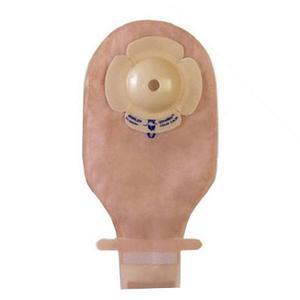 Ultramax Deep Drainable Pouch Aquatack Barrier And Kwick-Klose Ii Fastener 1-1/8" Pre-Cut Stoma Opening, Opaque - Box Of 5
