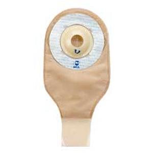 Ultralite 1-Piece 3/4" Pre-Cut Drainable Pouch W/ Aquatack Hydrocolloid Deep Convex Barrier (9x5 3/4)" Transparent 16oz Odor-Proof - Box Of 10
