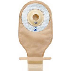 Marlen Ultralite,One -Piece Pre-Cut Drainable Pouch With Aquatack Hydrolloid Deep Convex Barrier And Kwick-Klose Fastner 1 3/8" Opening,9"L X 5 3/4"W Opaque,16oz,Odor Proof - Box Of 10