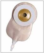 Ultralite 1-Piece Urostomy Pouch W/ Aquatack, Deep Covex, Transparent - Box Of 10
