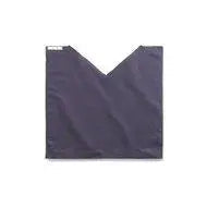 Pk/12 Comfort Fit Adult Bib W/ Snap Closure, Navy