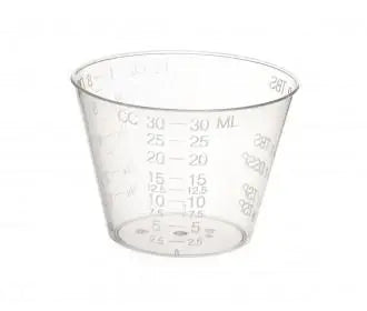 Cs/1840 Graduated Plastic Medicine Cup, 2Oz.