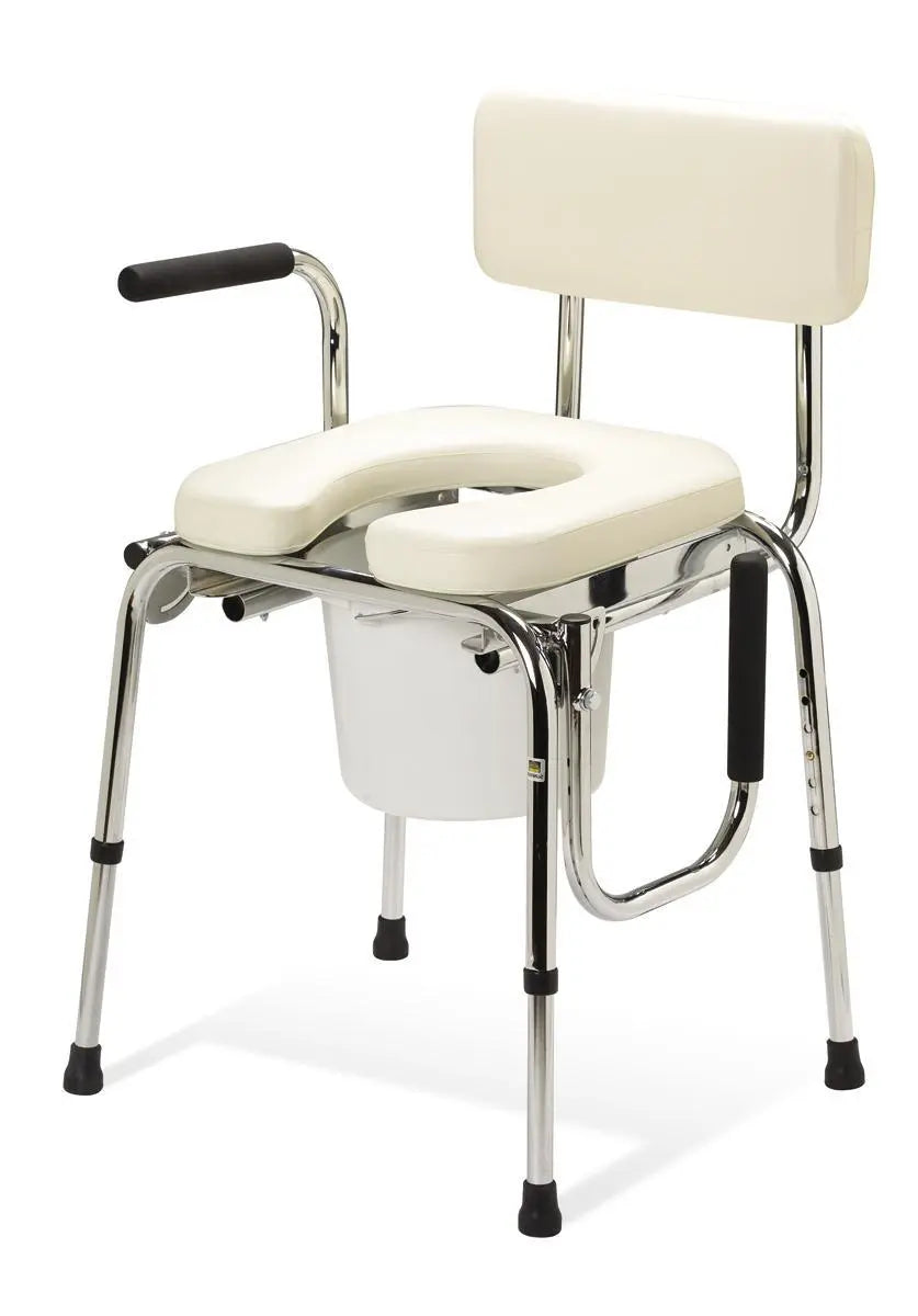 Drop Arm Commode, Padded. - Ea/1