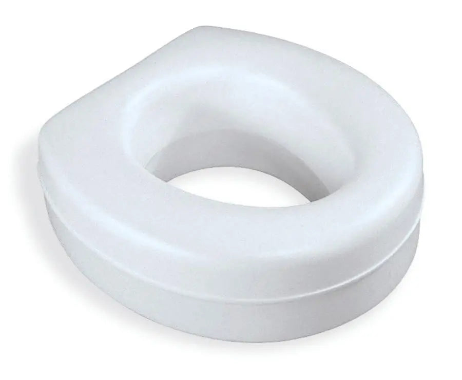 Cs/3  Medline Contoured Raised Toilet Seat, Elevated 4.5In, Weight Cap 300Lbs
