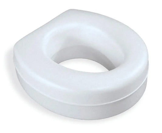 Cs/3  Medline Contoured Raised Toilet Seat, Elevated 4.5In, Weight Cap 300Lbs