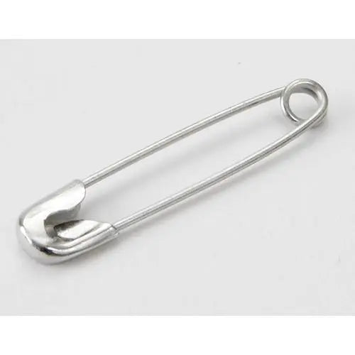 Bx/144 Non-Sterile Steel Safety Pins, 1 1/2In