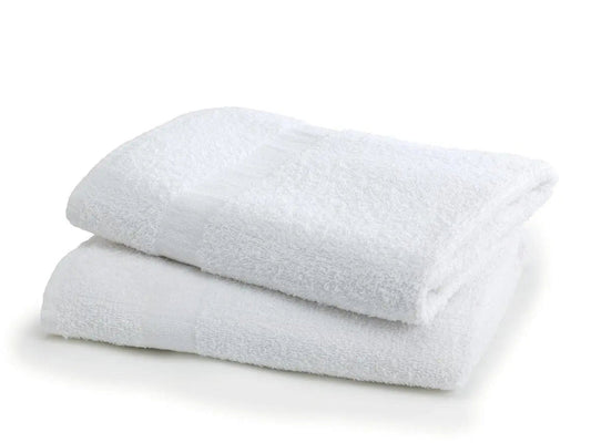 Cs/60 Bath Towel 24"X50" White Cotton/Poly Terries Blend