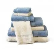 Pk/12 Medline Bath Towel, Blue, 20 X 40, Cotton.