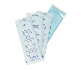 Bx/200 Self-Seal Sterilization Pouch 3 1/2 X 9" For Steam And Gas Only Color Change Indicator Prefolded