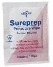 Bx/50 Sureprep No-Sting Skin Protectant Wipe