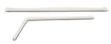 Cs/1600  Wrapped Flexible Straw, 7 3/4In
