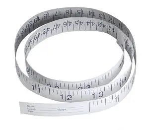 Cs/500 Medline Disposable Paper Measuring Tape 72In