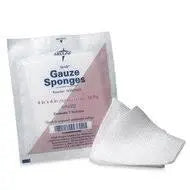 50/Bx Woven Sterile Gauze Sponges, Sterile, 12 Ply, 4 X 4In