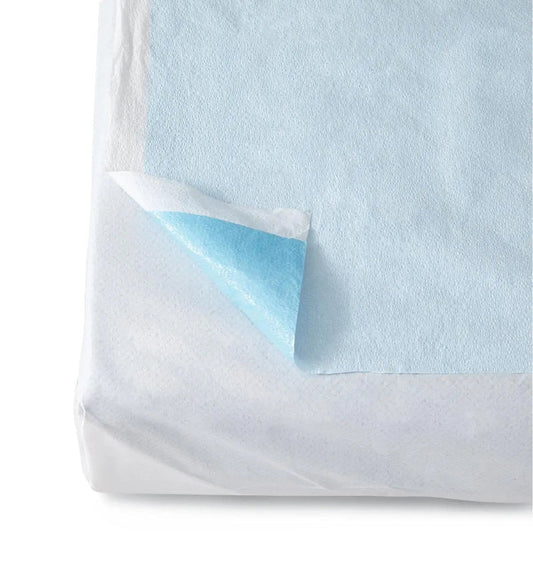 Cs/50 Medline Disposable Tissue / Poly Flat Stretcher Sheet.
