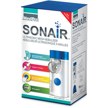 MEDPRO SONAIR ULTRASONIC MESH NEBULIZER PORTABLEMEDPRO SONAIR ULTRASONIC MESH NEBULIZER PORTABLE