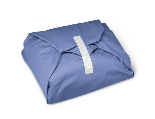 Cs/5 Dozen  Stericloth Wrappers ,Blue,18X18"