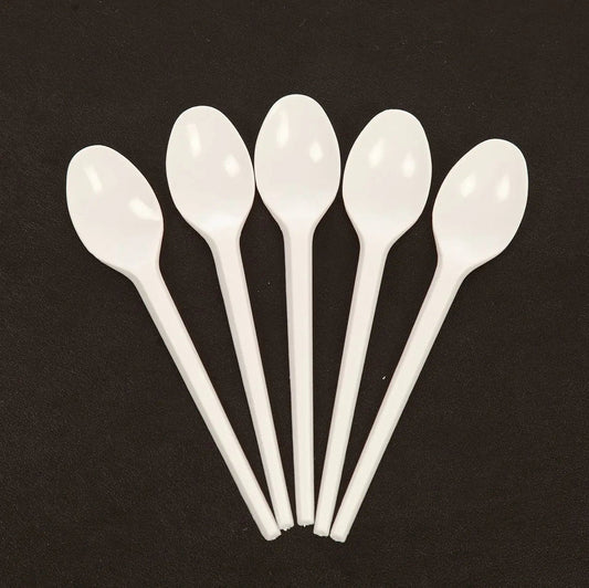 Cs/1000 Plastic Disposable Spoons, Teaspoon Size