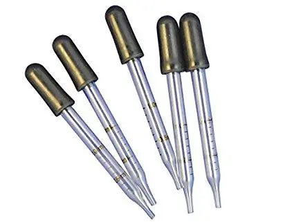 2/Pkg Glass Medicine Dropper