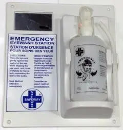 Ea/1 Portable Eye Wash Station, Holds 1L Bottle,  Solution Not Included