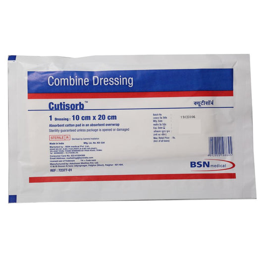 Cutisorb Ultra Highly Absorbant Dressing 10cm X 20cm - Box Of 20
