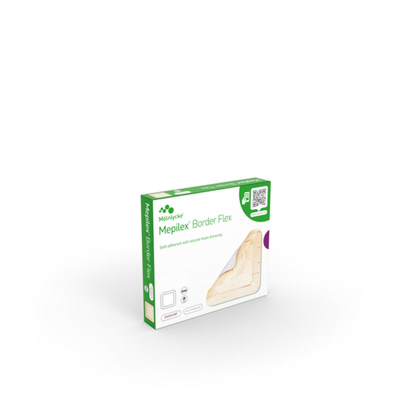 Mepilex Border Flex 7.5 X 7.5Cm (3X3") Bx/10