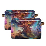 Magic Mushrooms Storage Basket Large
