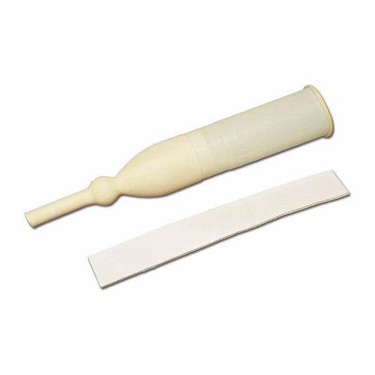 Bx/25 Medline External Catheters, Latex, Size Medium (30Mm) W/ Foam Strap.