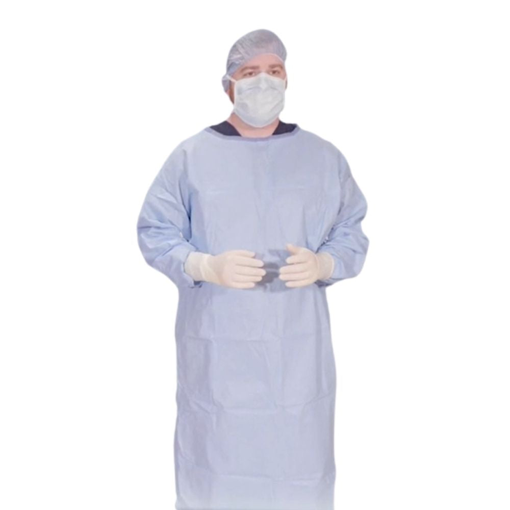 Medline® Non-Reinforced Sirus Surgical Gowns w/Set-In Sleeves, Sterile, Large