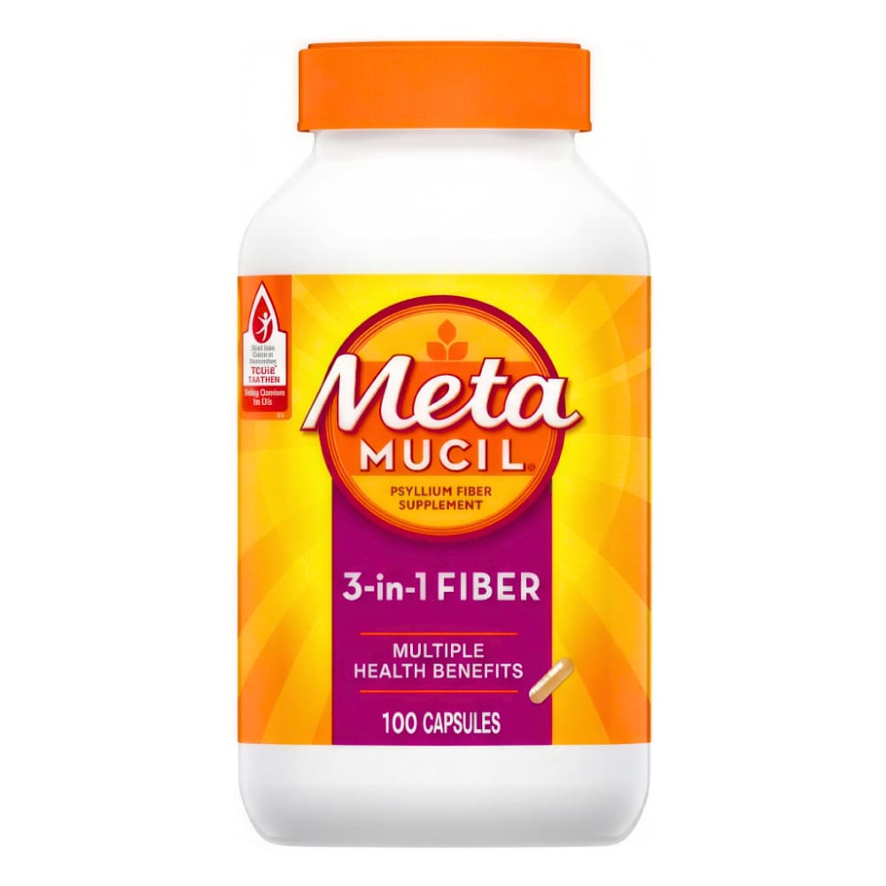 Metamucil: Psyllium Fiber Capsules
