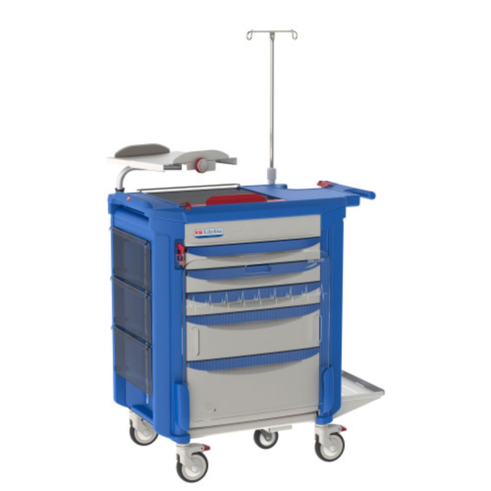 Metro® Lifeline Crash Cart, 42-1/8" High