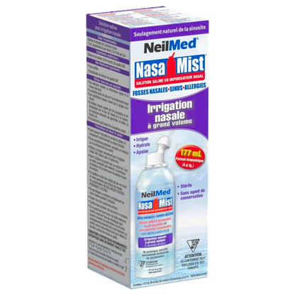 Moisturizing nasal spray for allergies
