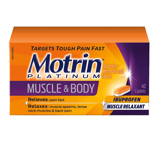 Motrin Platinum Muscle & Body Caplets - 40's