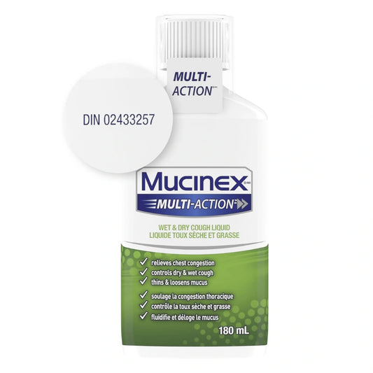 Mucinex wet & dry cough 180 mL relief