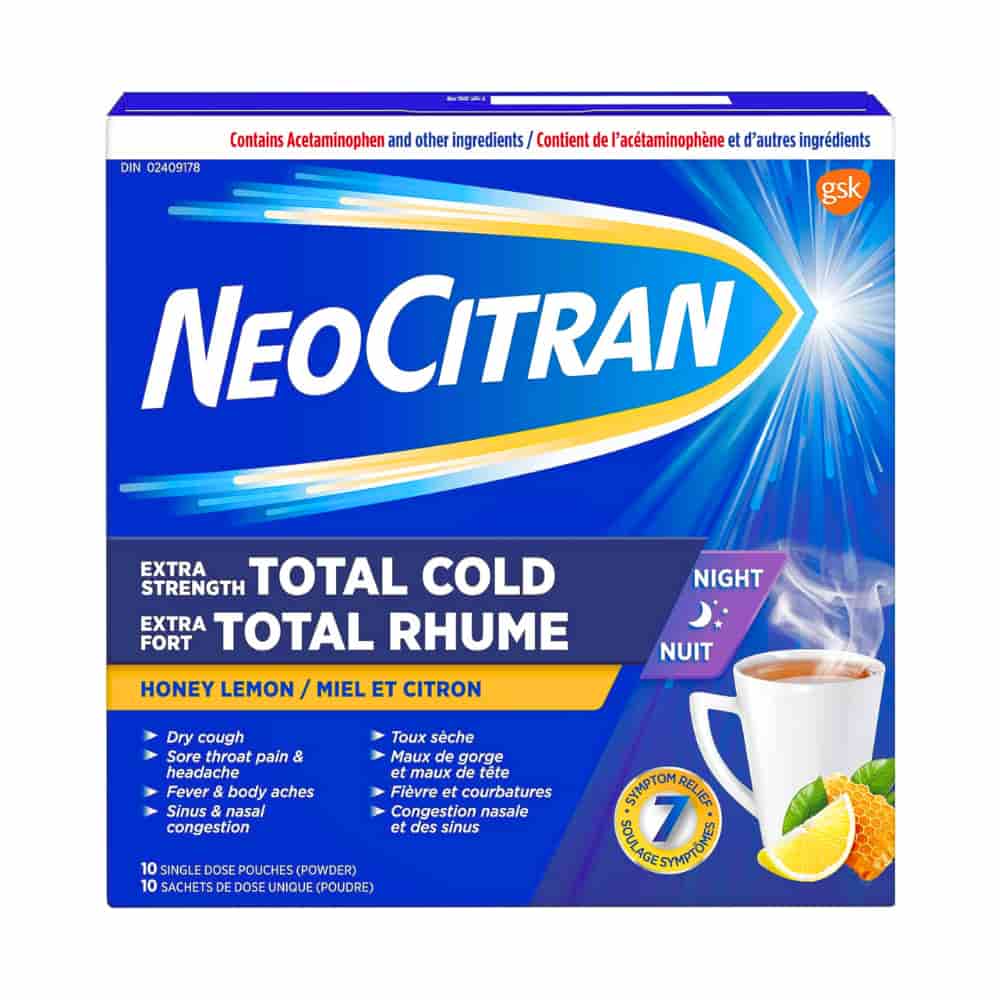 NEO CITRAN EXTRA STRENGTH TOTAL COLD HONEY LEMON