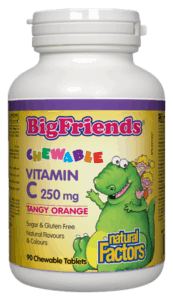 Natural Factors: Big Friends Vitamin C Chew Oran