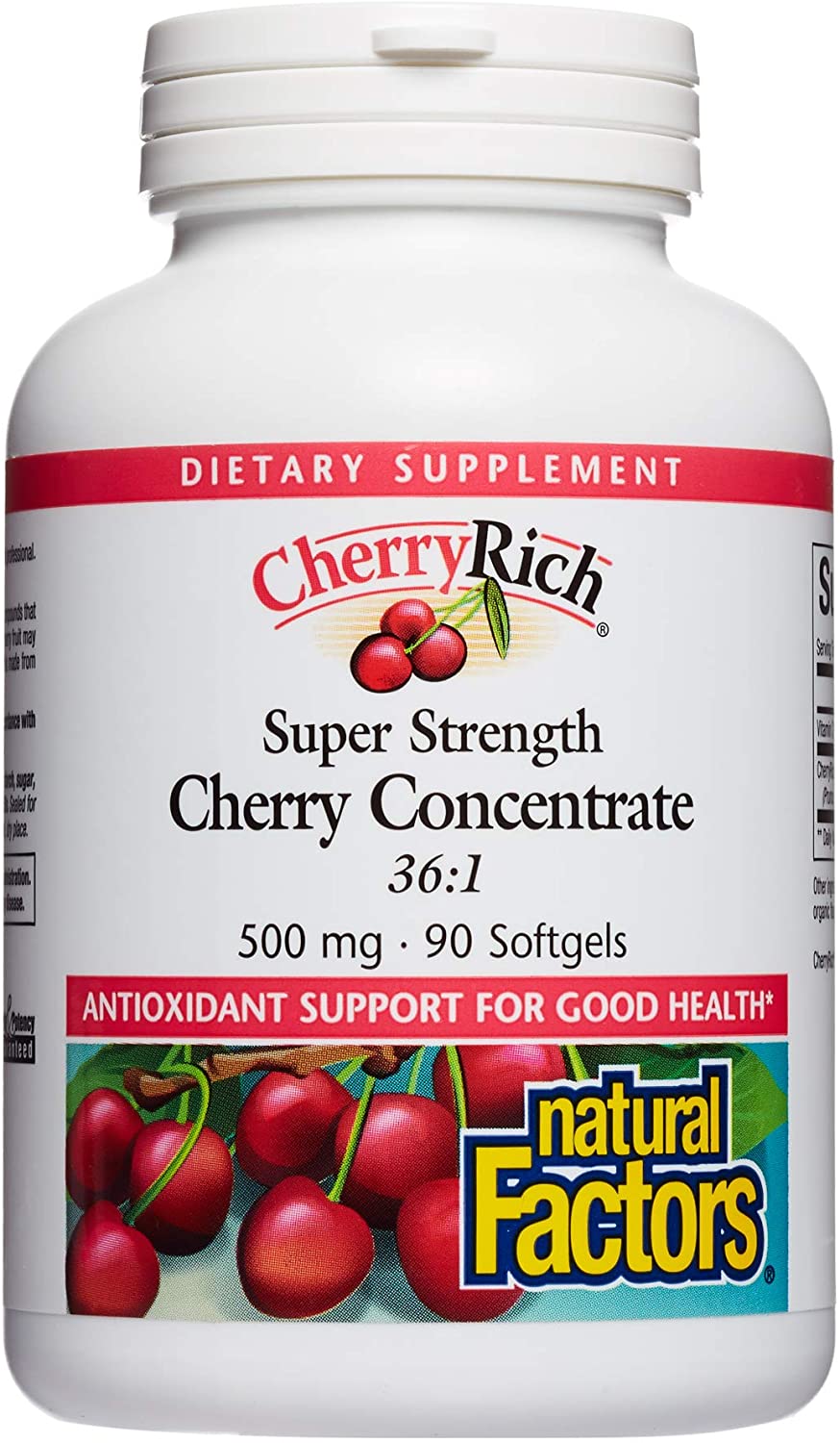Natural Factors: CherryRich® 500 mg · Super Strength Cherry Concentrate