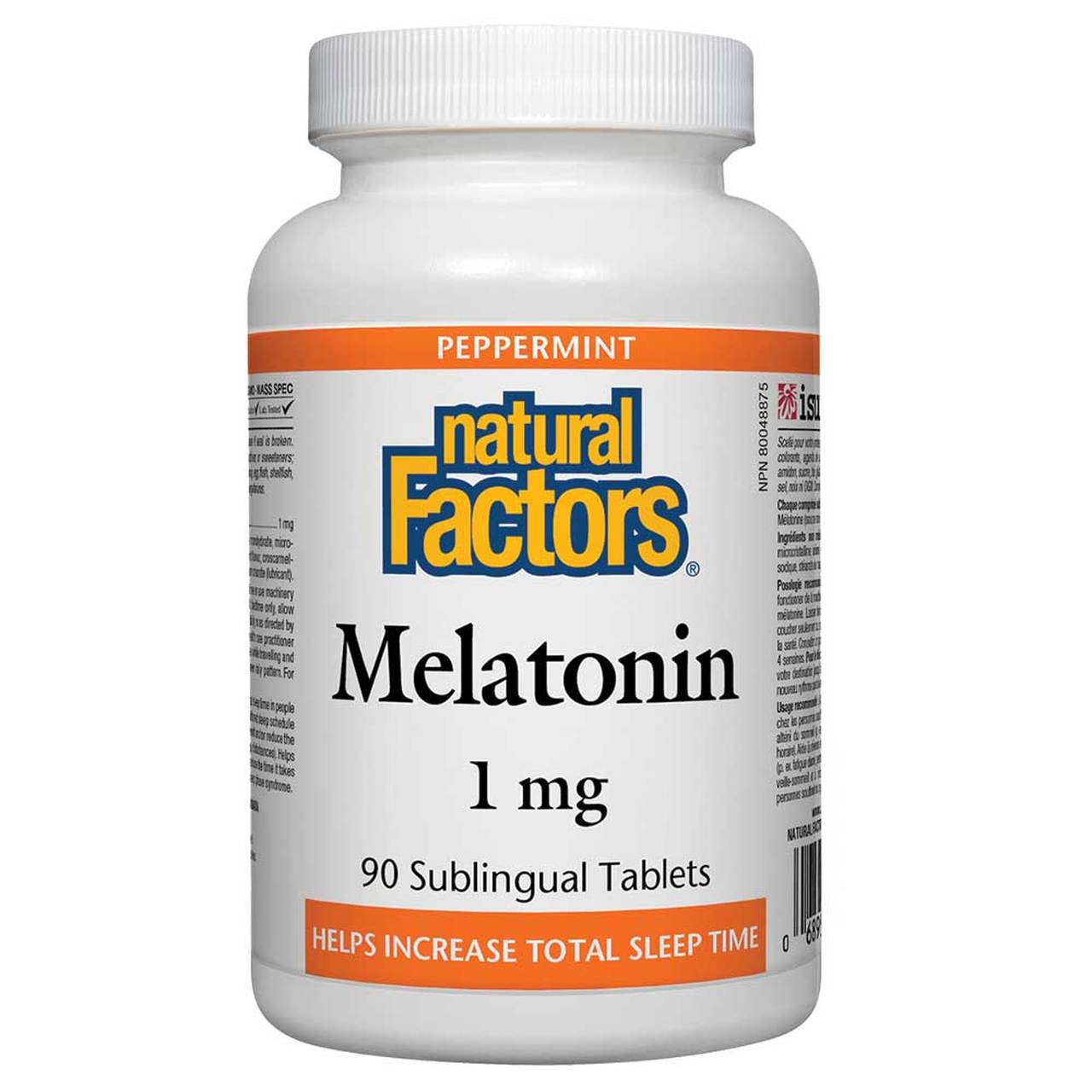 Natural Factors: Melatonin Peppermint Flavour