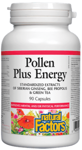 Natural Factors: Pollen Plus Energy