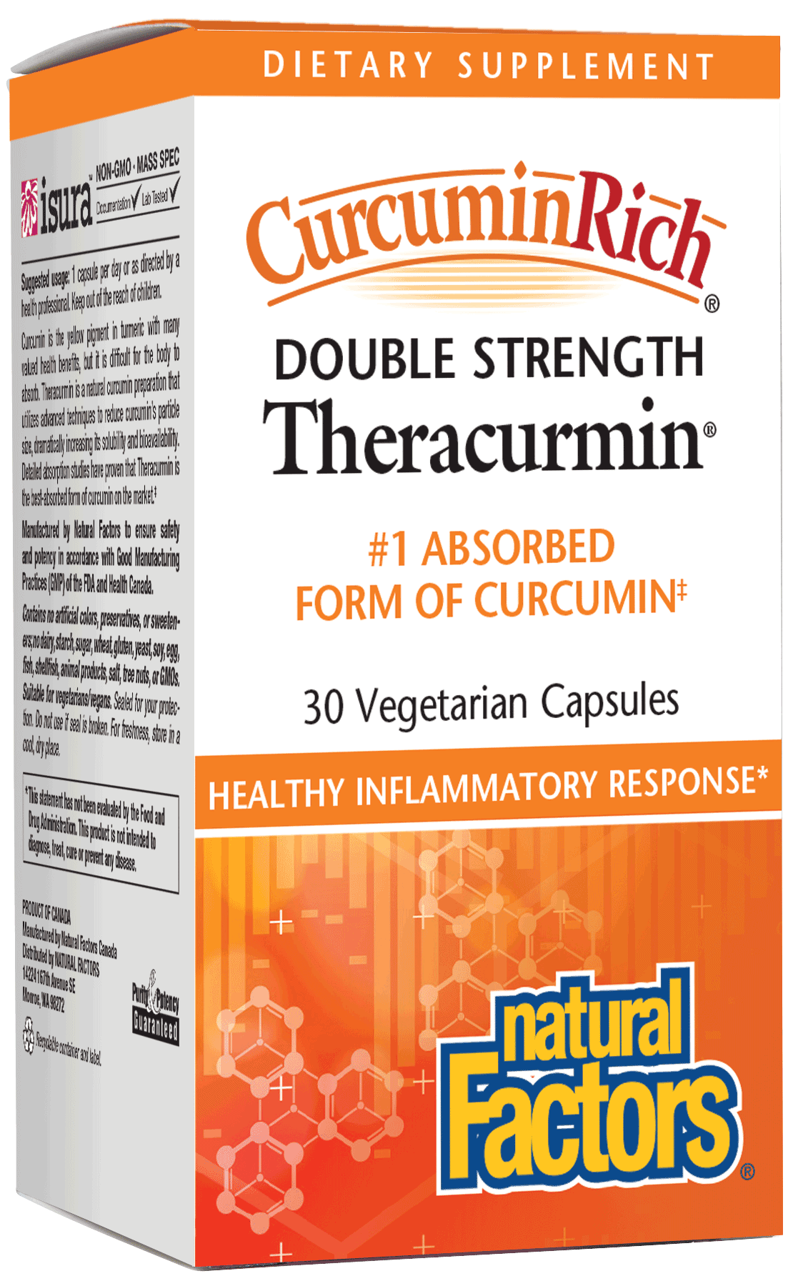 Natural Factors: CurcuminRich™ Theracurmin® Double Strength