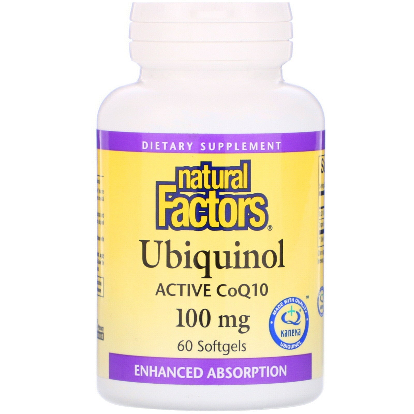 Natural Factors: Ubiquinol Active CoQ10 100 mg